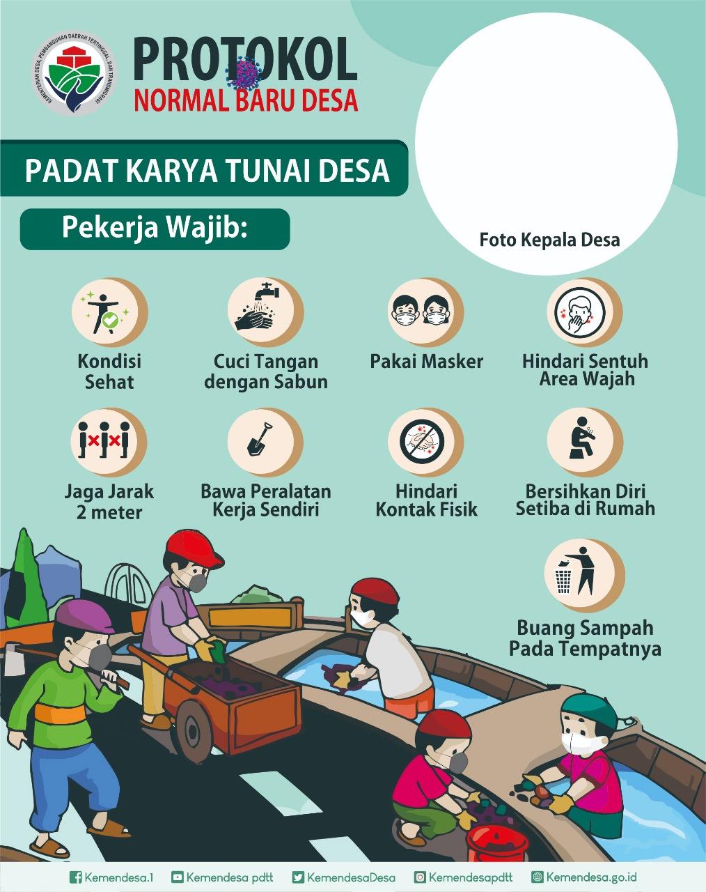 Protokol Normal Baru Desa Sesuai Kemendes