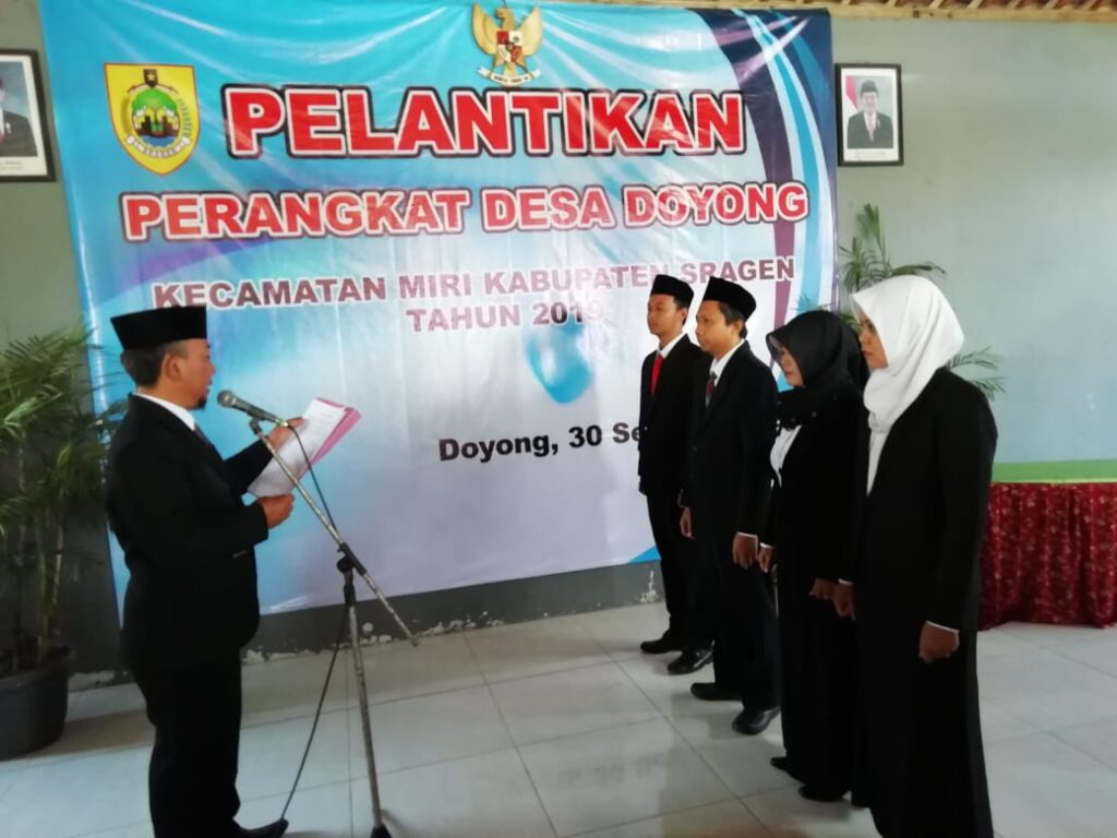 Contoh Teks Pelantikan Perangkat Desa
