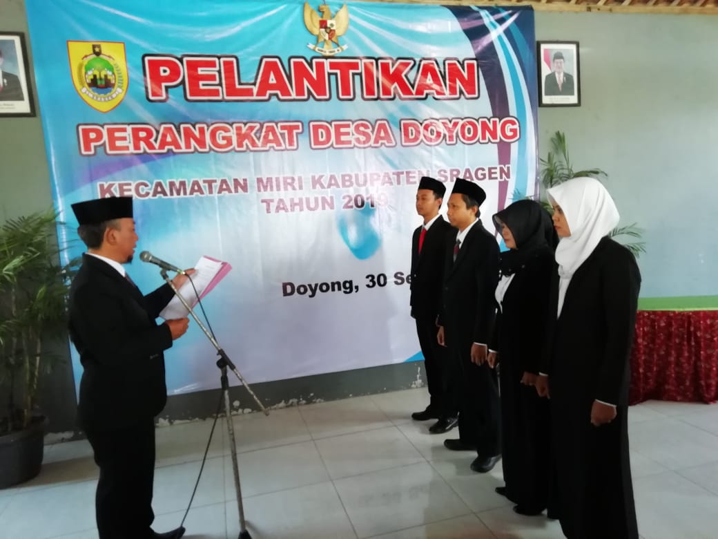 Contoh Teks Pelantikan Perangkat Desa